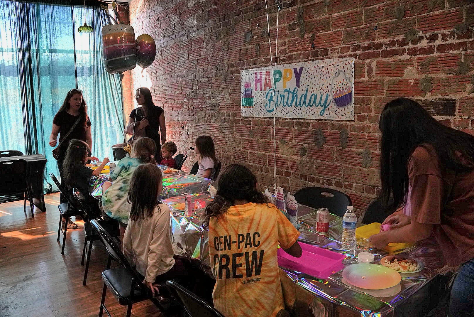 Birthday party celebration at Lemonade Gifts event space Clintonville